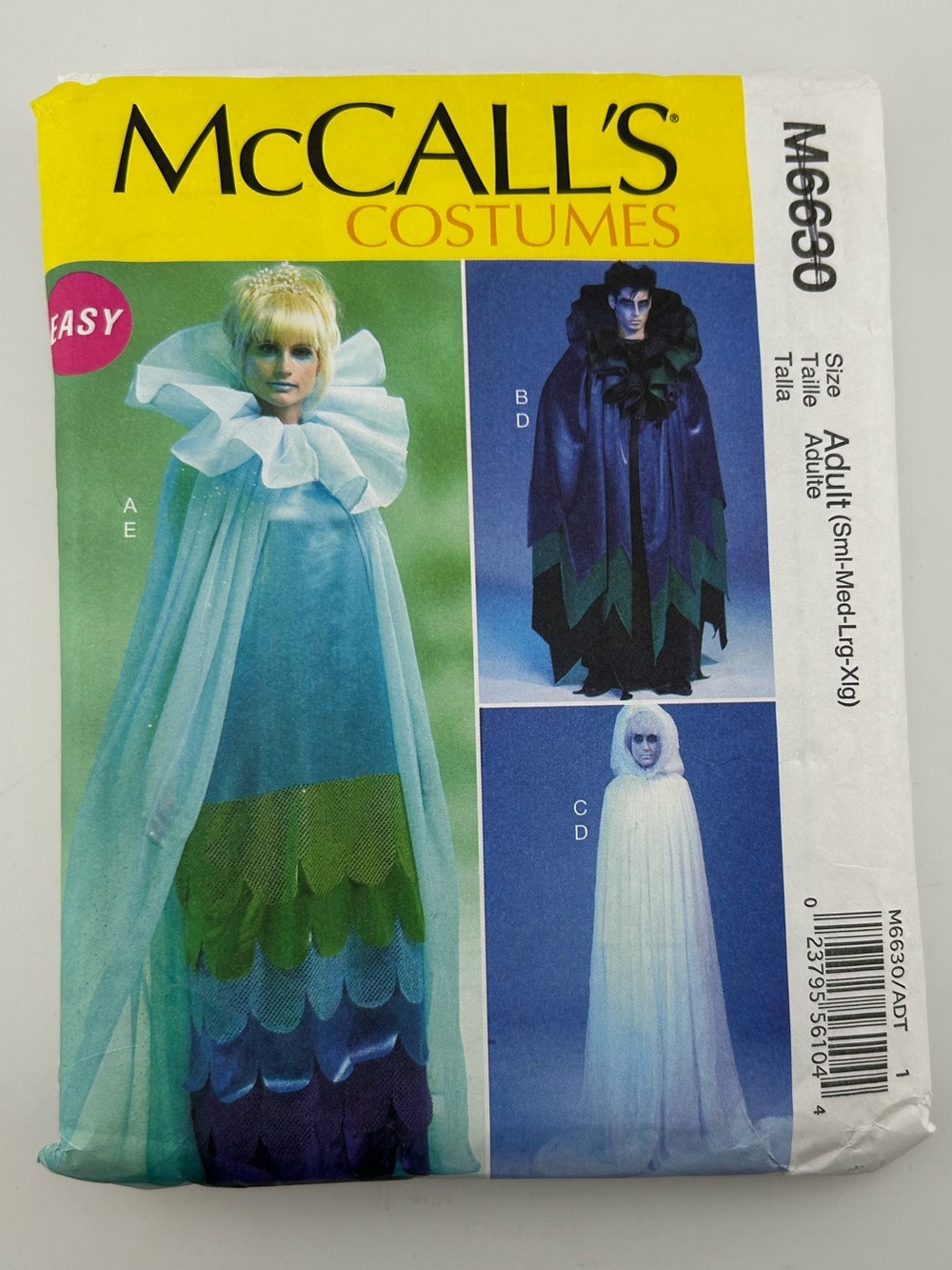 🦹🏻♀️ McCall’s Costume Sewing Pattern 6630